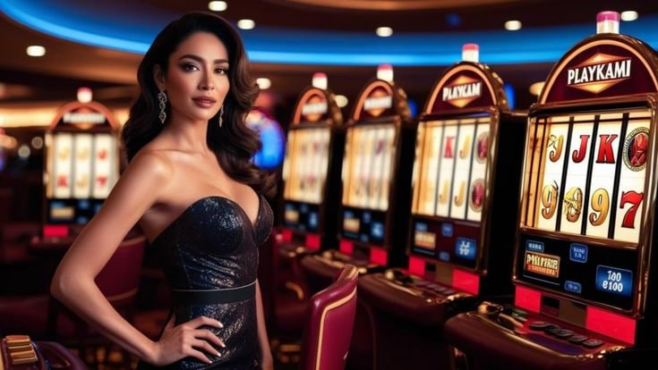 Pengguna membuka Blackjack lewat ponsel